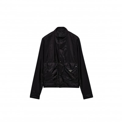 PRADA TRIANGLE LOGO JACKET 